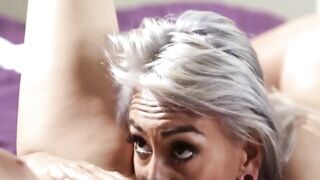 GirlGirlWay.com - April shoves her wet fingers deep inside her girlfriend's eager pus