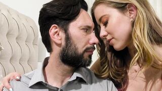 OUT OF THE FAMILY - Adorable Goddess Haley Reed Deepthroats Her Stepdad's Penis Before Getting Booty Banged!