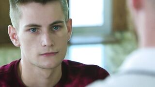 DisruptiveMovie.com - Doctor Brian Bonds raw anal stretches twink Trevor Harris' tigh