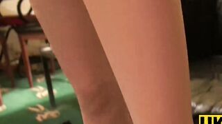 UKSubSluts.com - Great looking Tiffany Naylor's big hard dick sucking