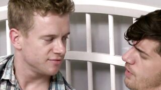 MaleIcons.com - Ty Roderick's big cock stretching Liam Harkmoore's ass wide in a wild