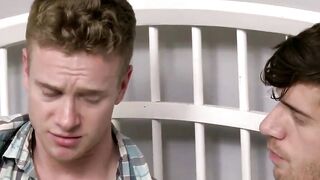 MaleIcons.com - Ty Roderick's big cock stretching Liam Harkmoore's ass wide in a wild