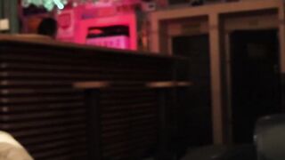 Vulgar mom inside glasses give titjob