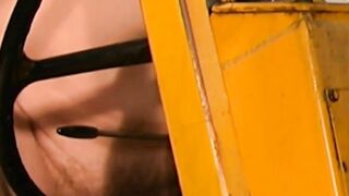 Freaky worker gets a oral sex at work