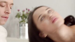 ADULT TIME - Moldovan Cutie Alyssa Bounty Yearns Over Her Bf's Huge Cock! LONG CUMMED!