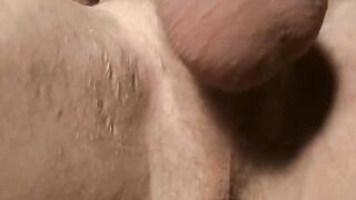 Cute twink Wolfe Gunmetal let his cock out and he strokes the juice out