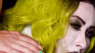 Deviant Lily Lane teaches River Lynn and Mochi Mona how to squirt in a foursome
