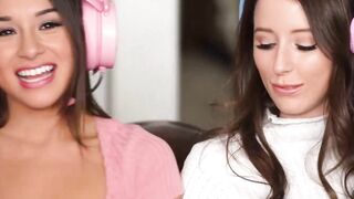 Charly Summer and Mickey Violet seduce their stepbrothers to fuck instead of playing