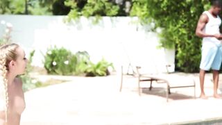 BlackCockLove.com - Hot blonde Kami Kari getting hard outdoor pussy stuffing by big d