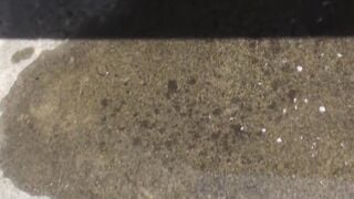 NipponSexTV.com - Hairy Japanese exhibitionist pisses on hidden voyeur cam