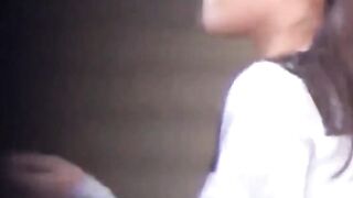 NipponPissTV.com - Perverted Asian teen wipes her cunt after taking a piss in public