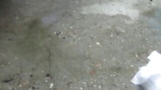 NipponPissTV.com - Perverted Asian teen wipes her cunt after taking a piss in public