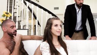 DEVILS SEX TAPE - Wild Spencer Bradley Planned A Bi-Curious 3 Way With Her Hubby And Gf
