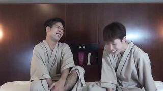 BoyzJapan.com - Sexy Asian guy sucks cock before anal fucking lover