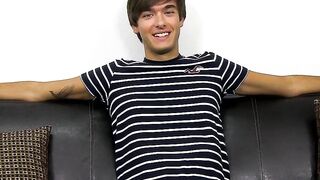 Fresh homo Jayson Steel interviewed before jacking off