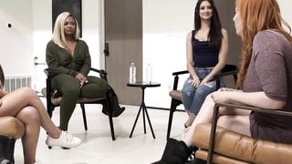 GIRLSWAY - Lauren Phillips Leads DYKE SQUIRTING SEX PARTY At Sex Therapy With Eliza Ibarra! FULL MOVIE