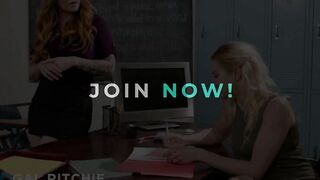 GIRLSWAY - Pervert Teachers Sophia Locke & Cherry Kiss Tag Team Sexual School Girl Gal Ritchie