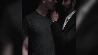 Young twink wides his legs in a passionate anal fucking session with hunky Cain Marko