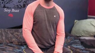 Affable stud John Powers unloads hot sticky cum from his huge manhood