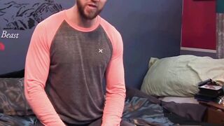 Affable stud John Powers unloads hot sticky cum from his huge manhood