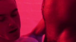 Cute twink Joe Ex rides hard Lawrence Portland huge cock