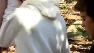 Wild twinks answer mating call and breed rough in Nature