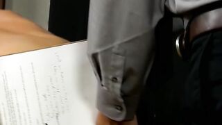 Horny blond teenage homosexual gets spanked and fucked