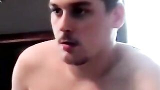 JoeSchmoeXXX.com - Blaze shoots sticky cum load on amateur Joe's face and cums
