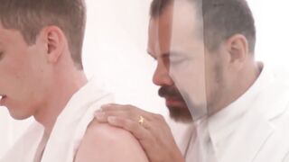 BoyMissionary.com - Horny Mormon elder conquers a shy twink's sacred, sweet ass in a