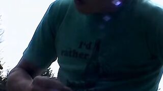 Hardcore chainsmoking and cock jerking by horny Devon and two other bad studs