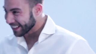 PlayingMen.com - Classy model ass banged by muscled photographer in a raw and intense