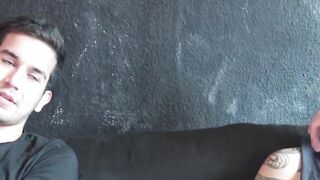 Charming guy Kendro fucks hard tattooed Enzo to cure his boredom