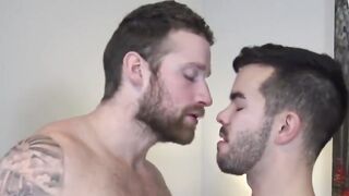 FuckBoysRaw.com - Hairy jock trio in a wild suck and bareback fest