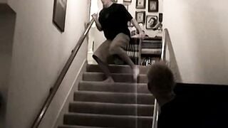 Straight guys Evan Heinze and Ian Madrox put on a little sexy foot show
