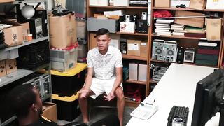 Sweet twink pickpocket  to strip and drilled hard by BBC