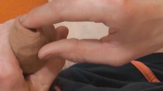 ForeskinFever.com - Young twink enthusiastically plays with his thick cock