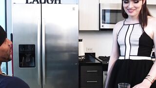 Sensual Natalie Mars seduced into interracial hammering