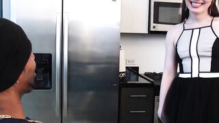 Sensual Natalie Mars seduced into interracial hammering