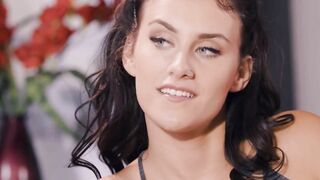 beauty Dark Haired Is Facefucked After Finger Fucked Her Big-Time Crush During Declaration of Love