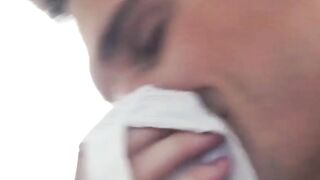 RagingXXX.com - Three young gays anally intruded by a big hunky beefcake