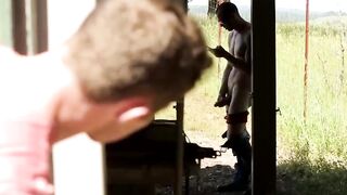 RawNextDoor.com - Markie More showers Mark Long's virgin asshole with his hot load