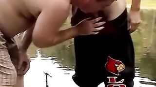 Mature homosexual helps out a young amateur cum blast