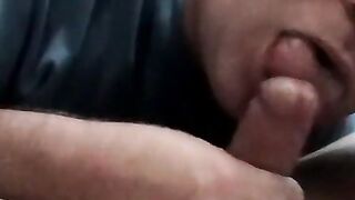 Mature homosexual helps out a young amateur cum blast