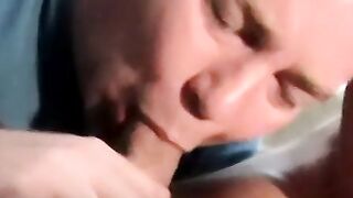 Mature homosexual helps out a young amateur cum blast