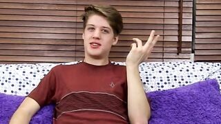 BoyObsession.com - Alex's sexy handsome twink cock stroking to a jizz finish