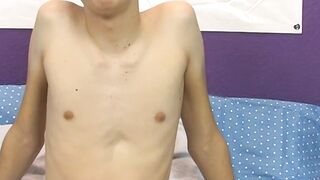 Cutie Dylan Chambers hot solo masturbation after interview