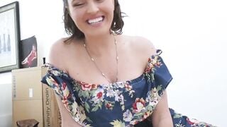 MomIsPervy.com - Mature stepmom takes stepson's cock deep in POV