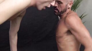 Chase Manning gets hairy ass creampied by Axel Black