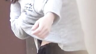 NipponSexTV.com - Busty Japanese babe changing clothes caught on hidden voyeur cam