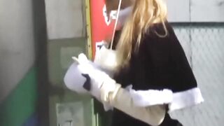 NipponSexTV.com - Japanese teens in costume secretly recorded by fetish spy cam